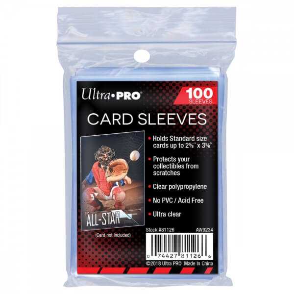 UltraPro 2.5" x 3.5" Soft Trading Card Penny Sleeves