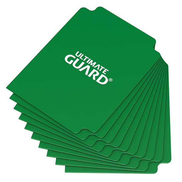 Ultimate Guard Card Dividers Standard Size Green - 10 pcs