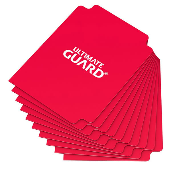 Ultimate Guard Card Dividers Standard Size Red - 10 pcs