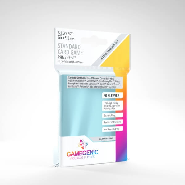Card Covers Gamegenic Prime Standard Card Game - 50 pcs