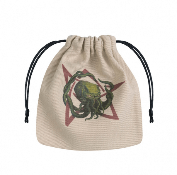 Call of Cthulhu Dice Bag Beige and Multicolor