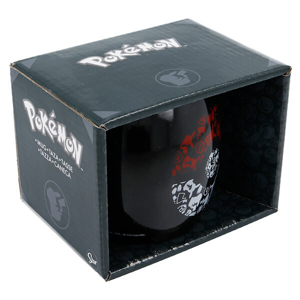 Black Pokémon Mug - Pokéball - 380 ml