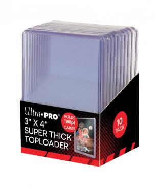 Toploader Ultra Pro 3x4 Super Thick 180PT Toploaders - 10 pcs