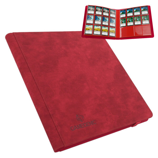 Gamegenic Prime 24-Pocket Red Card Album