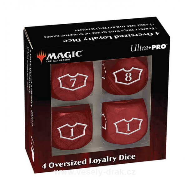 Ultra Pro Deluxe 22MM Mountain Loyalty dice set with 7-12 for Magic: the Gathering