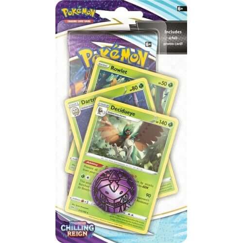 Pokémon Sword and Shield - Chilling Reign Premium Check Lane Blister - Decidueye