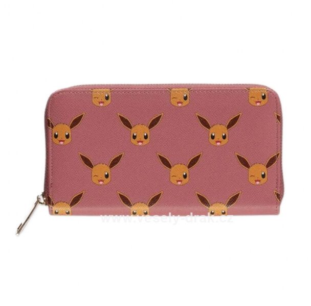 Pokémon Eevee AOP Wallet (Zip Around)