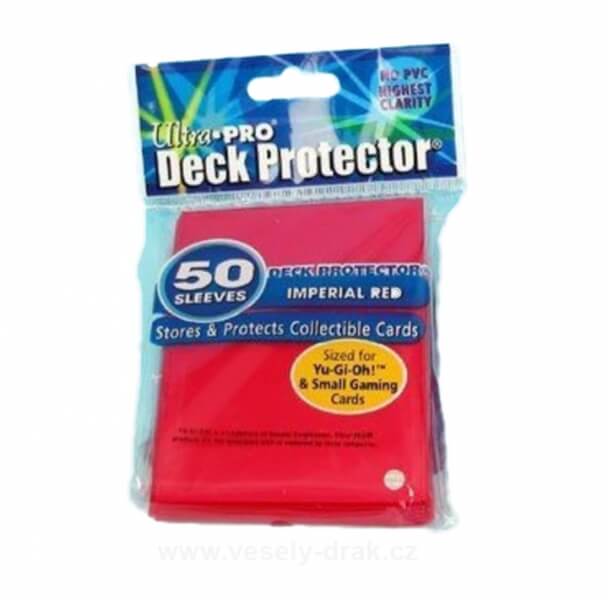Yu-Gi-Oh Ultra Pro Imperial Red Card sleeves 50 pcs