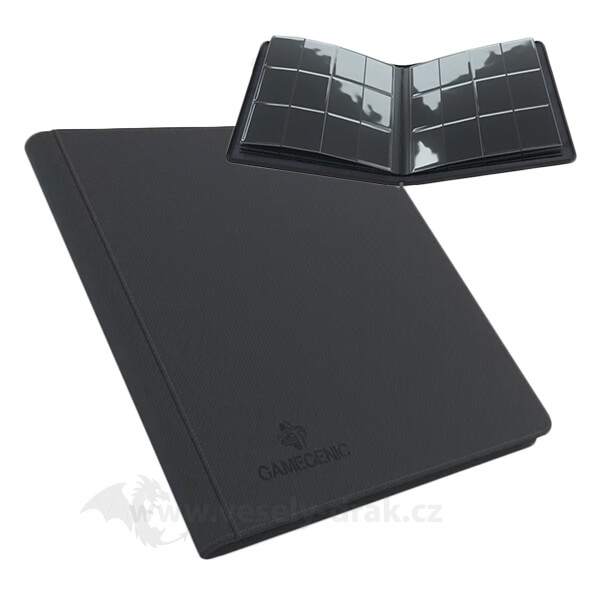 Gamegenic Zip-Up 24-Pocket Black Card Album