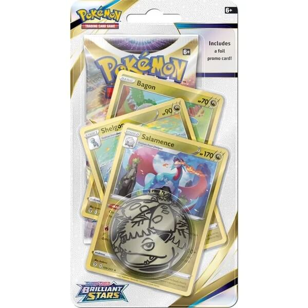 Pokémon Sword and Shield - Brilliant Stars Premium Check Lane Blister - Salamence