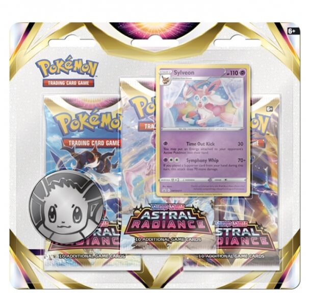 Pokémon Sword and Shield - Astral Radiance 3 Pack Blister - Sylveon