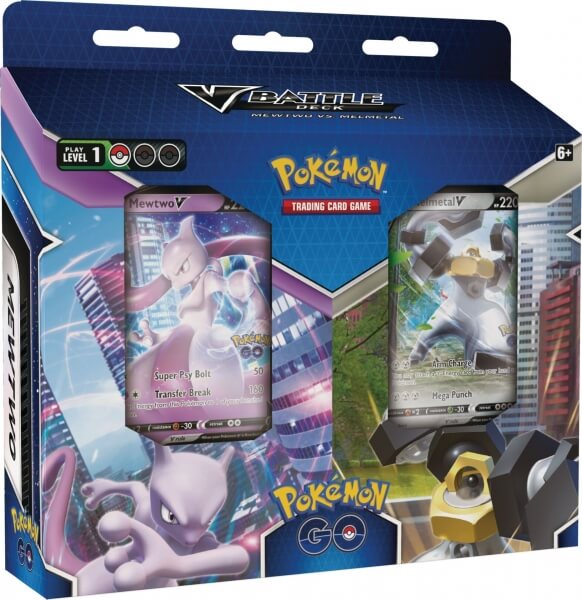 Pokémon Go V Battle Deck Bundle Mewtwo vs Melmetal - 2nd quality