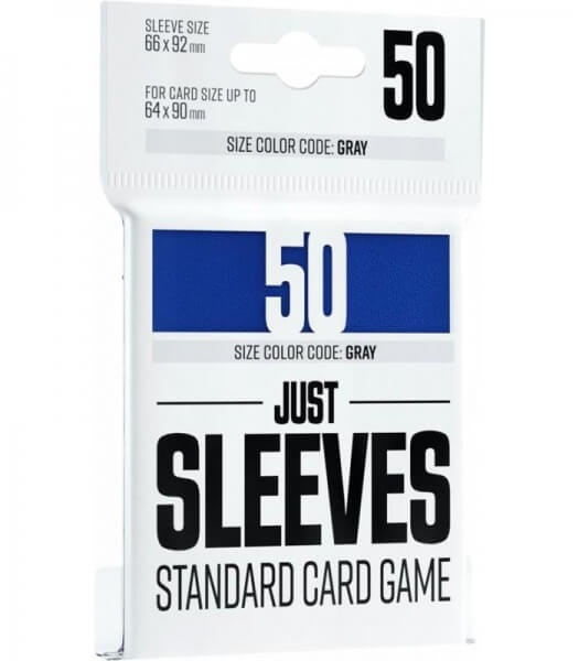 Gamegenic Just Sleeves - Standard Card Game Blue - 50 pcs