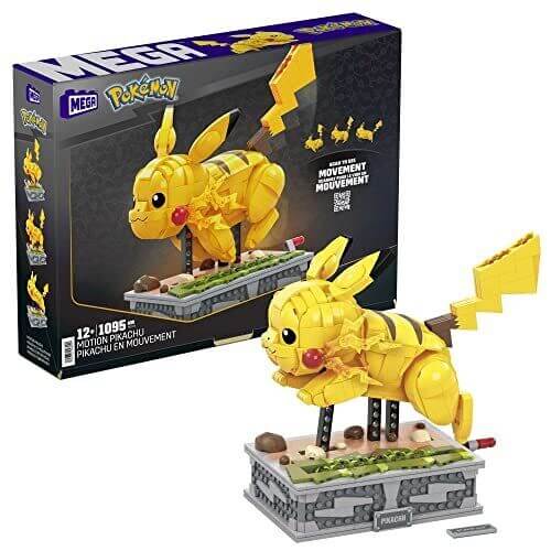 Pokémon Motion Pikachu Figure - MEGA