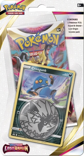 Pokémon Sword and Shield - Lost Origin Check Lane Blister - Croagunk