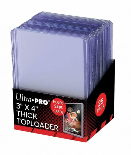 Toploader Ultra Pro 3x4 Thick 55PT Toploaders - 25 pcs 