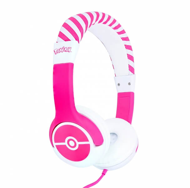 Pokémon Headphones for Kids - Poké Ball - Pink