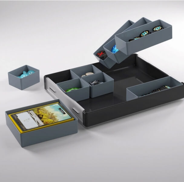 Gamegenic Gaming Accessories Box - Token Silo Convertible Black