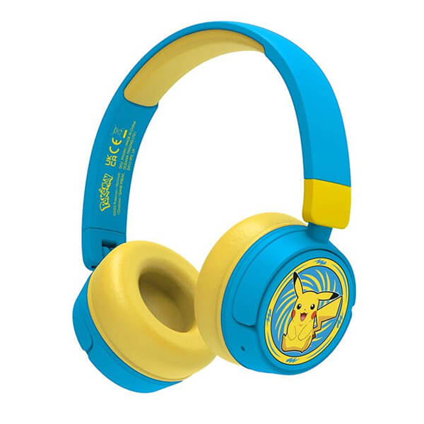 Pokémon wireless headphones for kids with microphone - Pikachu 