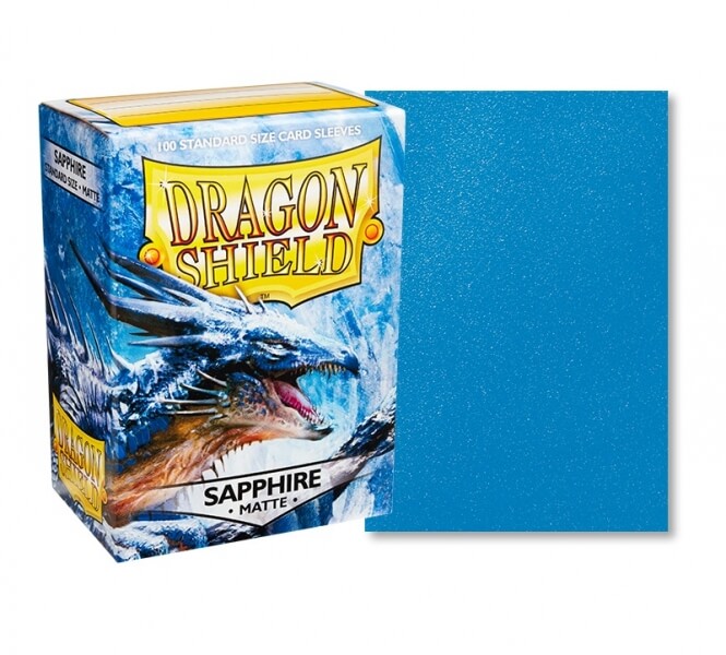 Dragon Shield Protector Card Covers - Matte Sapphire - 100pcs