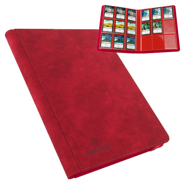 Gamegenic Prime 18-Pocket Red Card Album