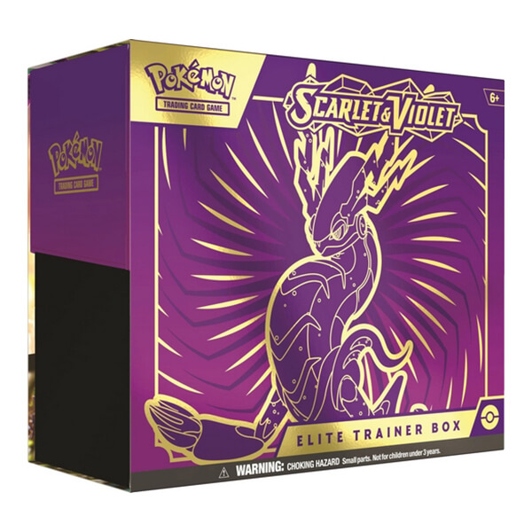 Pokémon Scarlet and Violet Elite Trainer Box - Miraidon (purple)