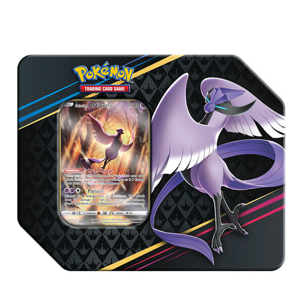 Pokémon Crown Zenith Special Tin - Galarian Articuno (5x Booster)