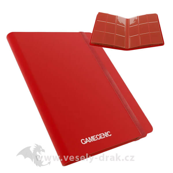 Gamegenic Casual 18-Pocket Red Card Album