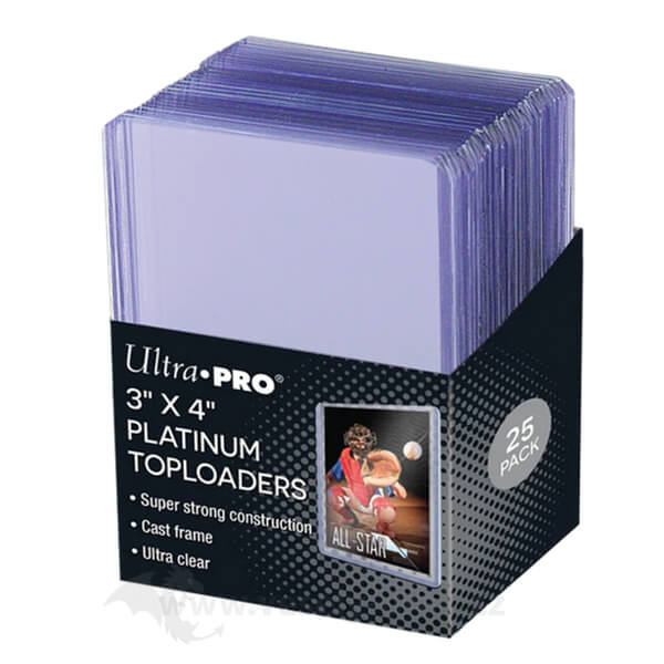 Toploader 3x4 UltraPro Ultra Clear Platinum - 25 pcs