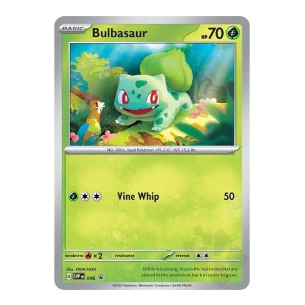 Pokémon card Bulbasaur promo from Poster Collection 151