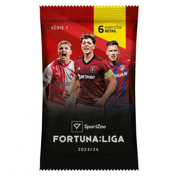 Soccer Cards Fortuna Liga 2023-24 Retail pack 1st series