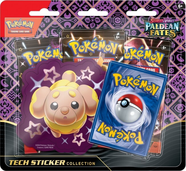 Pokémon Paldean Fates Tech Sticker Collection - Fidough