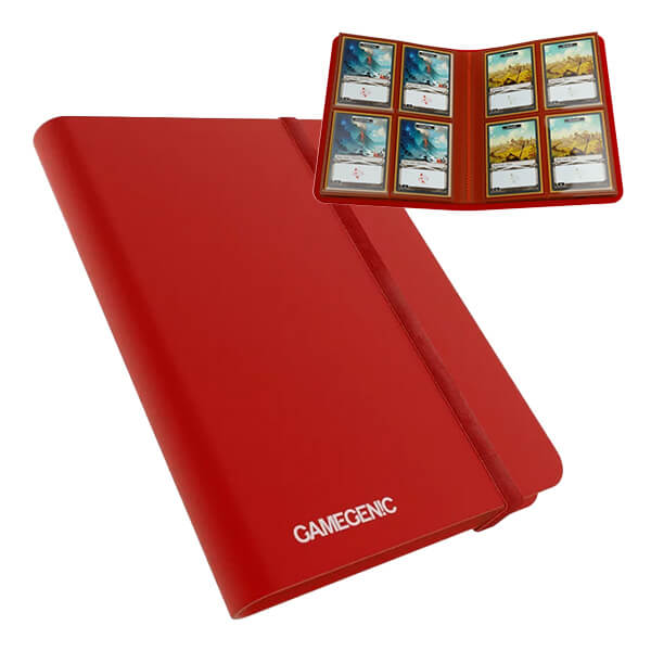 Gamegenic Casual 8-Pocket Red Card Album (160 cards)