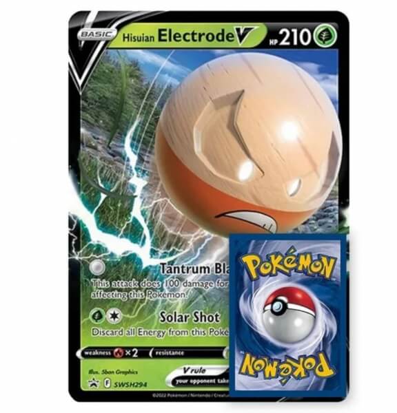 Pokémon JUMBO card Hisuian Electrode V