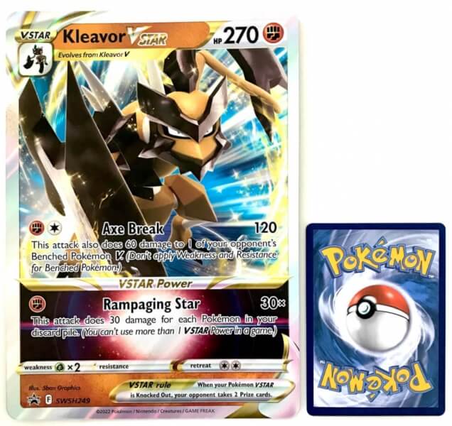 Pokémon JUMBO card Kleavor VSTAR