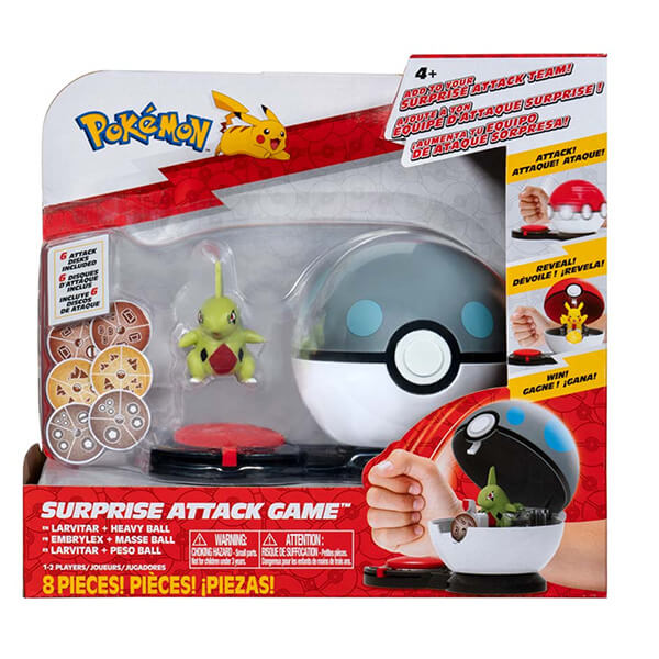 Pokémon Figure Battle - Surprise Attack Game - Larvitar