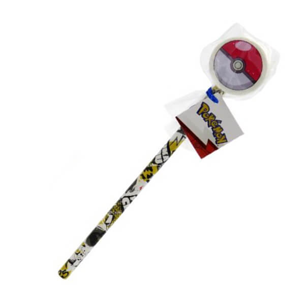 Pokémon pencil with eraser - Poké Ball