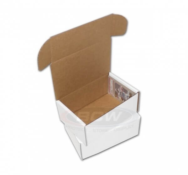 Cardboard box for graded BCW cards