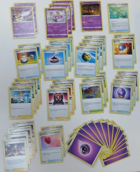 The base of the League Battle Deck Pokémon deck Shadow Rider Calyrex