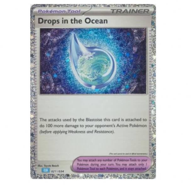 Pokémon Card Drops in the Ocean from Premium Collection Lugia