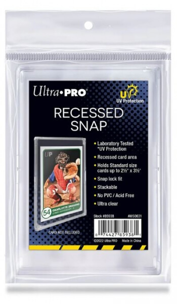 Card Holder - Ultra Pro UV Recessed Snap Card Holder