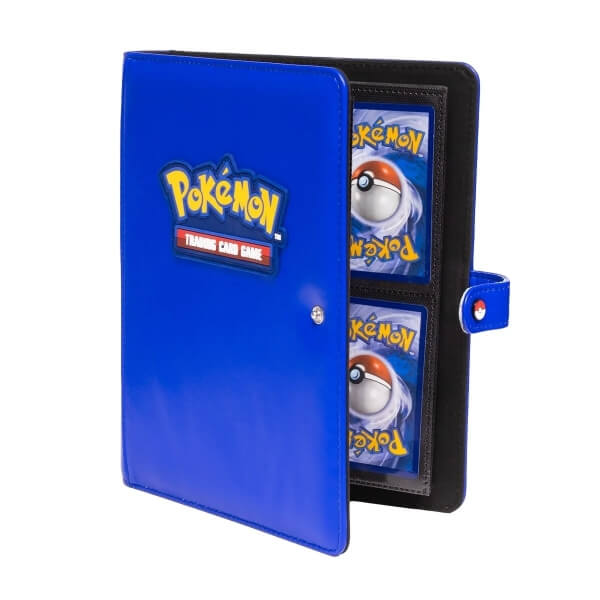 Pokémon card album A5 for 160 cards - Blue (Snap Binder)