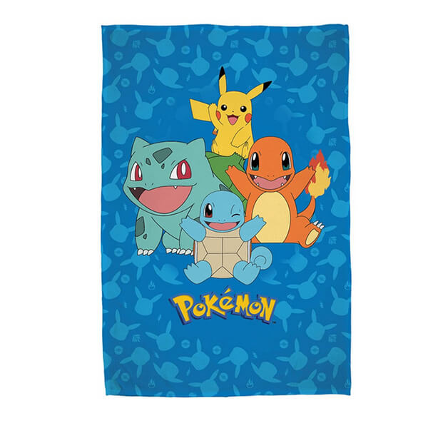 Fleece blanket Pokémon Starters (130 x 160 cm)