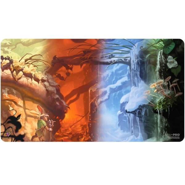 Magic: the Gathering playmat - Bloomburrow - Season Lands: Forest (Four Seasons)