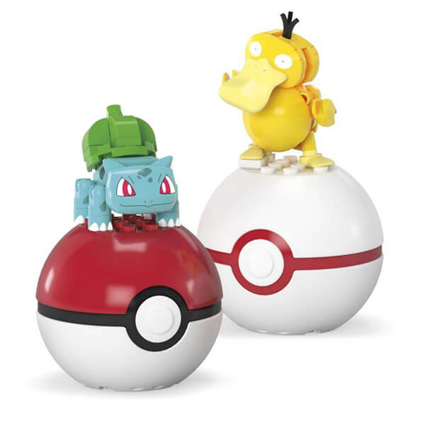 Pokémon Mega Set - Bulbasaur and Psyduck + Poké Ball