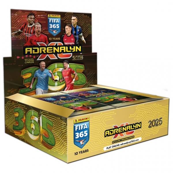 Soccer cards Panini FIFA 365 2024/2025 Adrenalyn Booster Box