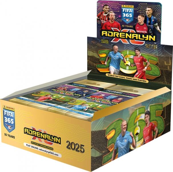Soccer cards Panini FIFA 365 2024/2025 Adrenalyn - Fat Pack Box