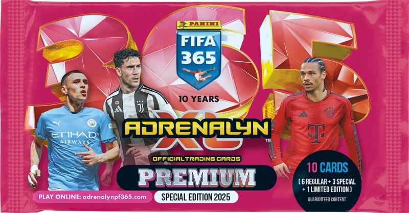 Panini FIFA 365 2024/2025 Adrenalyn soccer Cards - Premium Pack