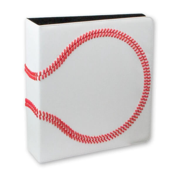 BCW Collectors Baseball Ring Album - Premium White