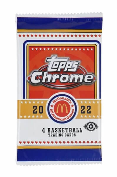 2022 NBA Cards Topps Chrome McDonald's All American Basketball Hobby deck